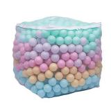 Amazon Basics BPA Free Plastic Ball Pit Balls with Storage Bag, 1,000 ct (2.3â Diameter), Pastels