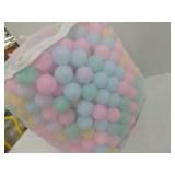 Amazon Basics BPA Free Plastic Ball Pit Balls with Storage Bag, 1,000 ct (2.3â Diameter), Pastels