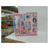 Barbie Dreamhouse (3.75-ft) 3-Story Dollhouse Playset with Pool & Slide, Party Room, Elevator, Puppy Play Area, Customizable Lights & Sounds, 75+ Pieces, Gift for 3 to 7 Year Olds, New for 2021