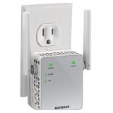 NETGEAR Wi-Fi Range Extender EX3700 - Coverage Up to 1000 Sq Ft and 15 Devices with AC750 Dual Band Wireless Signal Booster & Repeater (Up to 750Mbps Speed), and Compact Wall Plug Design