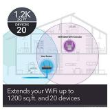 NETGEAR Wi-Fi Range Extender EX3700 - Coverage Up to 1000 Sq Ft and 15 Devices with AC750 Dual Band Wireless Signal Booster & Repeater (Up to 750Mbps Speed), and Compact Wall Plug Design
