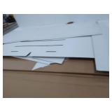 Classroom Keepers 12" x 18" Construction Paper Storage, 10-Slot, White, 16-7/8"H x 26-7/8"W x 18-1/2"D, 1 Piece