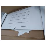 Classroom Keepers 12" x 18" Construction Paper Storage, 10-Slot, White, 16-7/8"H x 26-7/8"W x 18-1/2"D, 1 Piece