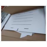 Classroom Keepers 12" x 18" Construction Paper Storage, 10-Slot, White, 16-7/8"H x 26-7/8"W x 18-1/2"D, 1 Piece