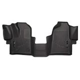 Husky Liners 18771 Fits 2015-19 Ford Transit-150, 2015-19 Ford Transit-250, 2015-19 Ford Transit-350 Weatherbeater Front Floor Mats, Black