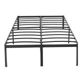 Amazon Basics Heavy Duty Non-Slip Bed Frame with Steel Slats, Easy Assembly - 18"H, (Queen)