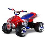 Kid Trax Marvel Spiderman Toddler ATV Ride On Toy, 12 Volt Battery, 3-7 Years, Max Rider Weight 88 lbs, LED Head Lights, Spider-Man Blue