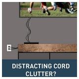 Wiremold Cable Management Kit, CordMate III, Cord Organizer and Hider, Cord Cover, Concealer, and Protector for Wall, High Capacity, C310