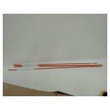 Blazer International 381ODM-4 48" Orange Reflective Driveway Marker, 4 Pack