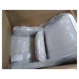 DaVinci Olive Upholstered Swivel Glider with Bonus Ottoman in Cream, Greenguard Gold & CertiPUR-US Certified