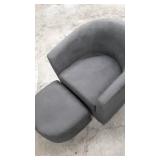 Convenience Concepts Take a Seat Churchill Accent Chair with Ottoman, Multiple Finishes