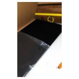 Dacasso Black Leather Desk Mat, 34-Inch by 20-Inch