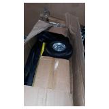 Harper Trucks 700 lb Capacity Glass Filled Nylon Convertible Hand Truck and Dolly with 10" Pneumatic Wheels , Black with yellow handle - PGDYK1635PKD