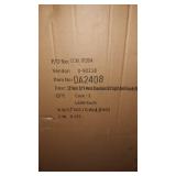 Creative Co-Op Metal Chandelier with Circle Designs & 12 Lights, 23" Round by 38" Height, Gold