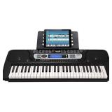 RockJam 54-Key Portable Electronic Keyboard with Interactive LCD Screen & Includes Piano Maestro Teaching App with 30 Songs