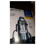 BURCAM 400416T 3/4HP Stainless Steel Sewage Grinder Pump