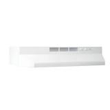 Broan-NuTone 413001 Non-Ducted Ductless Range Hood with Lights Exhaust Fan for Under Cabinet, 30-Inch, White