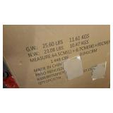 Amazon Basics Foldable Metal Pet Dog Exercise Fence Pen With Door Gate - 60 x 60 x 36 Inches, Black