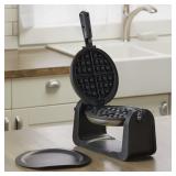 BLACK+DECKER Belgian Flip Waffle Maker 1a+