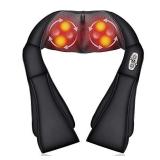 Comfier Shiatsu Neck and Shoulder Massager- Deep Kneading Massage Pillow with Heat