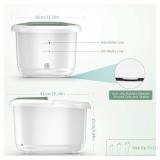 Foot Spa, Foot Bath Massager with Heat, Bubbles, Pumice Stone, Medicine Box, Digital Temperature Control, Red Light, 14 Ergonomic Massage Rollers and Acupressure Massage Points, Fatigue Relief