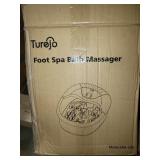 Foot Spa, Foot Bath Massager with Heat, Bubbles, Pumice Stone, Medicine Box, Digital Temperature Control, Red Light, 14 Ergonomic Massage Rollers and Acupressure Massage Points, Fatigue Relief