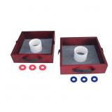 Triumph Tournament Outdoor Washer Toss Game Includes 6 Steel Washers and Easily Transportable