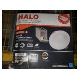 HALO 6 in. Selectable Round Canless Recessed Integrated LED Retrofit Module with White Trim
