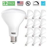 Sunco Lighting 12 Pack BR30 LED Light Bulb 11 Watt (65 Equivalent) 3000K Kelvin Warm White 850 Lumens, 25,000 Hours, Flood, Dimmable, Indoor / Outdoor, Home, Office And More - UL & ENERGY STAR LISTED