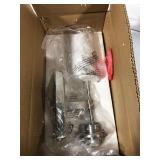 XiNBEi Lighting Wall Sconce 1 Light Sconces Wall Lighting with Glass, Modern Bathroom Vanity Light Brushed Nickel Finish XB-W1227-BN