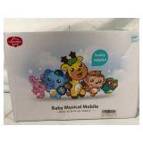 YuanLeBao Baby Mobile for Crib Musical Toy,Baby Toy with Remote Control,Crib Toys with Night Light and Music,Touch Control Toys,Projection,