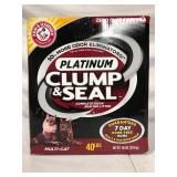 ARM & HAMMER Clump & Seal Platinum Cat Litter, Multi-Cat, 40 lb