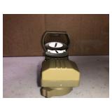 CVLIFE 1X22X33 Red Green Dot Gun Sight Scope Reflex Sight with 20mm Rail, Sand Colored