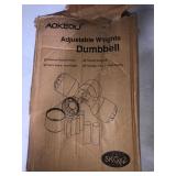 A0KE0U Adjustable Weights Dumbbells Set, 2 x 5 kg, 5 in 1 Adjustable Dumbbell Pair for Men Women with Non-Slip Handle, Home, Office, Gym, Training, Fitness, Exercise Training with All-Purpose