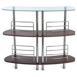 Mango Steam Contemporary Modern Home Entertainment Liquor Bar Catalina Table