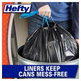 Hefty Strong Trash Can Liners - 33 Gallon, 48 Bags