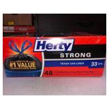 Hefty Strong Trash Can Liners - 33 Gallon, 48 Bags