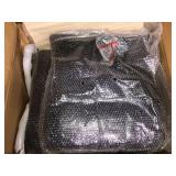 Set of 2 Bar Stool Adjustable Swivel Leather Seat Counter Dining Chair Kitchen