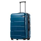 Coolife Luggage Expandable(only 28") Suitcase PC+ABS Spinner Built-In TSA lock 20in 24in 28in Carry on