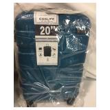 Coolife Luggage Expandable(only 28") Suitcase PC+ABS Spinner Built-In TSA lock 20in 24in 28in Carry on