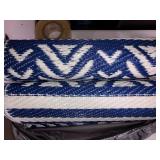 Jaynets Reversible Mats, Plastic Straw Rug, Modern Area Rug, Large Floor Mat and Rug for Outdoors, RV, Patio, Backyard, Deck, Picnic, Beach, Trailer, Camping Sold by Jaynets (Blue, 69)