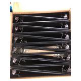 Samsill Durable 1 Inch D Ring Black Binder/customizable Clear View Binder - 12-PACK