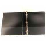 Samsill Durable 1 Inch D Ring Black Binder/customizable Clear View Binder - 12-PACK