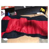 FH Group FB068RED115 Universal Car Seat Cover (Premium 3D Air mesh Design Airbag and Rear Split Bench Compatible Red), Red Full Set