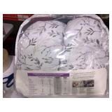 Boppy Side Sleeper Pregnancy Pillow - Gray Falling Leaves