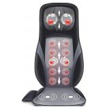 SNAILAX Shiatsu Back Massager with Heat -Deep Kneading Massage Chair Pad with Adjustable Intensity, Shiatsu Chair Massager to Relax Full Body Muscle