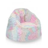 Delta Children Snuggle Foam Filled Chair - Better Than a Bean Bag Chair, Toddler Size, Tie Dye