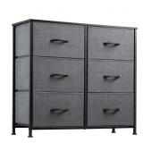 WLIVE Storage Tower with 6 Drawers, Organizer Unit for Bedroom, Living Room, Closets