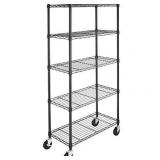 Amazon Basics 5-Shelf Shelving Storage Unit on 4