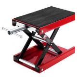 VIVOHOME Steel Motorcycle ATV Wide Deck Scissor Lift Jack Crank Hoist Stand 1100 lbs